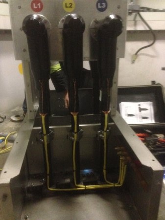 33kV Nexans Offshore Cable Terminations Into Ormazabal Panel 2